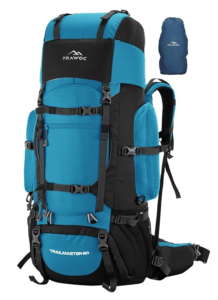 Trekking Backpack with Rain Cover, Laptop & Shoe Compartment