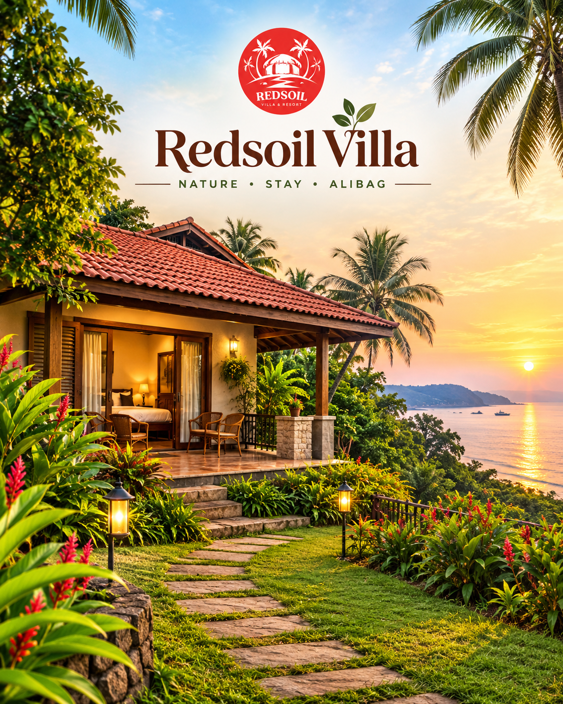 RedsoilVilla-Popupform villa and Nature Background